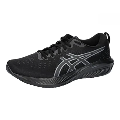 Afbeelding van Asics Gelexcite 10 Hardloopschoenen neutraal, Heren, Maat: 46.5, Black/carrier grey Textiel/ synthetisch