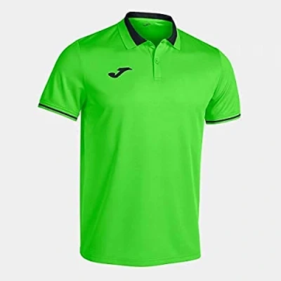 Afbeelding van Joma Championship VI Training poloshirt heren, neongroen, zwart