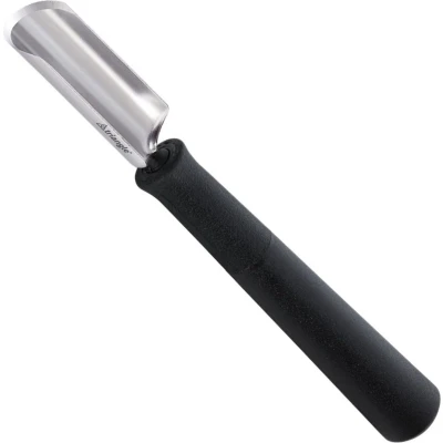 Afbeelding van Triangle Professioneel Kerf en Decoreermesje Halfrond RVS 14 cm Zwart