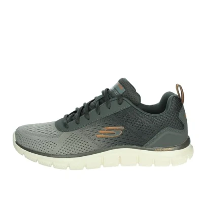 Afbeelding van Skechers Louvin MocassinHomme Top, Synthetisch mesh, olijfgroen