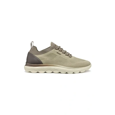 Afbeelding van Geox U Spherica Sneakers laag, Heren, Maat: 47, Sand dove grey Textiel/ synthetisch