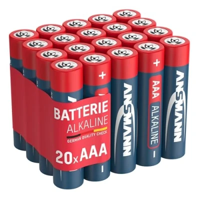 Afbeelding van 20x ANSMANN Alkaline potloodbatterij AAA 1,5 V LR3 MN2400 (20 stuks)