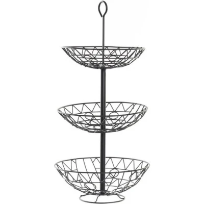 Afbeelding van Fruitschaal DKD Home Decor Metaal (28 x 28 58 cm)