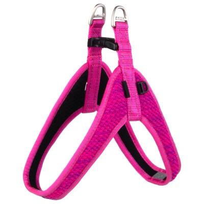 Afbeelding van Rogz Utility Fast Fit Tuig Roze Hondenharnas 52 cm Reflecterend