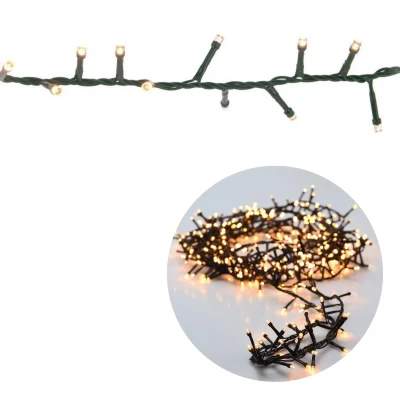 Afbeelding van Cheqo® Kerstboomverlichting Micro Clusterverlichting Kerstlampjes Led Verlichting Kerstverlichting voor Binnen en Buiten 800 LED&#039;s 16 Meter Extra Warm Wit