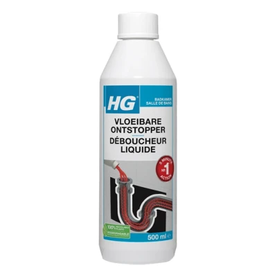 Afbeelding van HG Badkamer Vloeibare Ontstopper 500ML