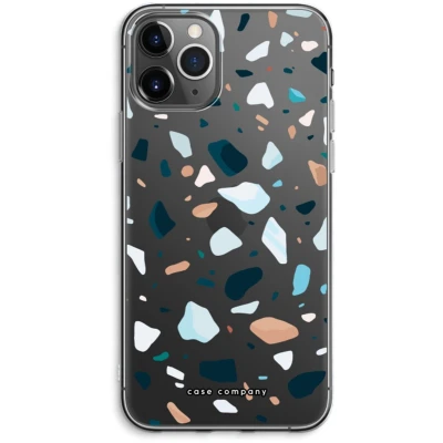 Afbeelding van Case Company® hoesje geschikt voor iPhone 11 Pro Max Terrazzo N13 Soft Cover Telefoonhoesje Bescherming aan alle Kanten en Schermrand