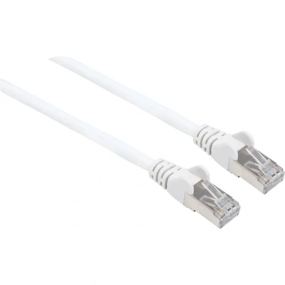 Afbeelding van Intellinet 741439 RJ45 Netwerkkabel, patchkabel CAT 6a (losse kabel 7) S/FTP 30.00 m Wit Halogeenvrij 1 stuk(s)