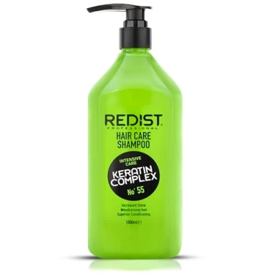 Afbeelding van Redist Keratin Hair Care Shampoo 1000 ml, keratine haarshampoo, intensieve herstellende shampoo, hydrateert, tegen broos, droog en beschadigd haar, verzorging, anti kroes