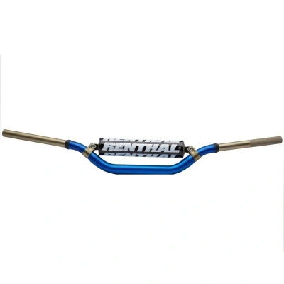 Afbeelding van RENTHAL Twinwall Carmichael High Scrambler stuur Met Beschermer Blue / Black 28.6 mm