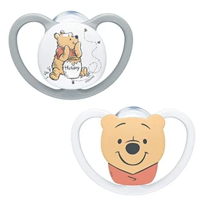 Afbeelding van NUK Space Disney Baby 2 Siliconen Fopspenen 0 6 Maanden