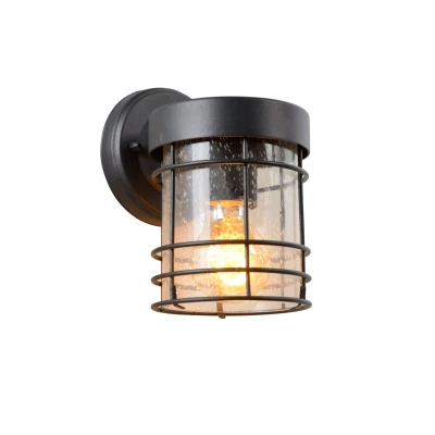 Afbeelding van Lucide KEPPEL Wandlamp 1xE27 Zwart