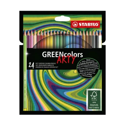 Image de STABILO ETUI 24 GREENCOLOR ARTY