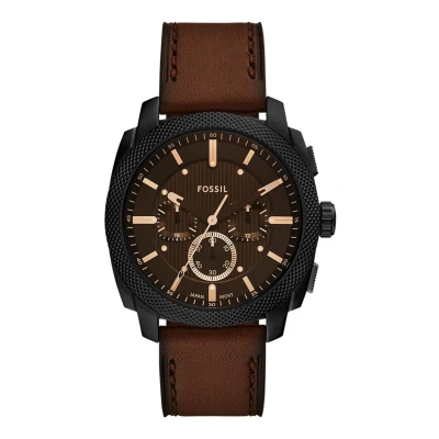 Afbeelding van Fossil FS6101 Heren Horloge 44mm Bruin