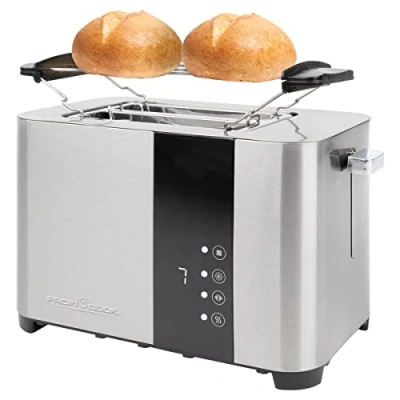 Afbeelding van Profi Cook PC TA 1250 Broodrooster Met broodrekje RVS