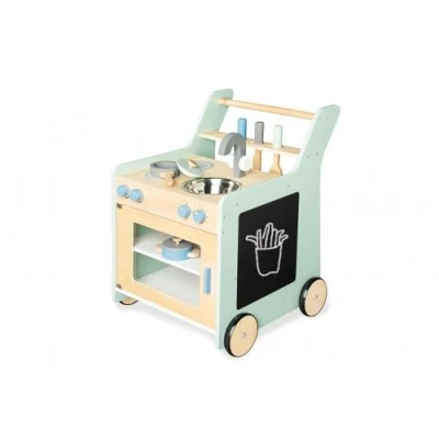 Image de Pinolino Cuisine pour enfants Kalle pastel green tilleul et MDF laqué clair multicolore