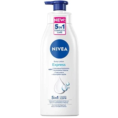 Afbeelding van 6 x NIVEA Bodylotion Express met pomp, 400 ml, multipack