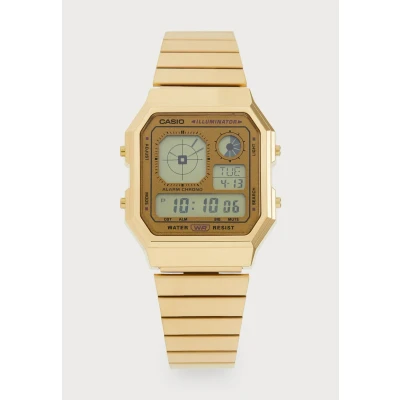 Afbeelding van Casio A130WEG 9AEF Polshorloge Unisex Kwarts Edgy