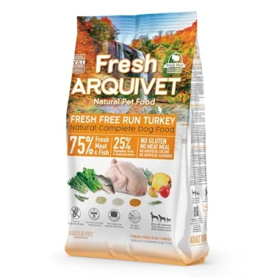 Afbeelding van ARQUIVET Fresh Turkey and fish halfvochtig hondenvoer 2,5kg