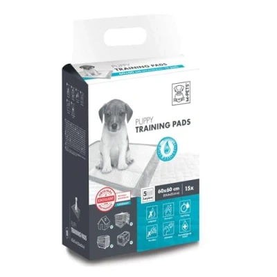 Afbeelding van M pets Trainingpads Puppy 60 X Cm Textiel Wit 15 Stuks