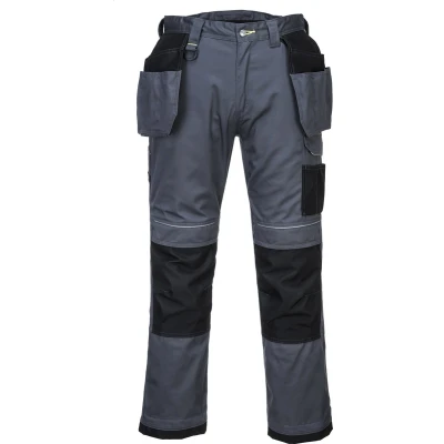Afbeelding van Werkbroek met holsterzakken PW3 Grijs/zwart T602 Portwest