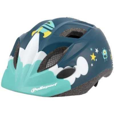 Afbeelding van Polisport Fietshelm PolispGoudt Spaceship XS 48 52 cm donkerBlauww