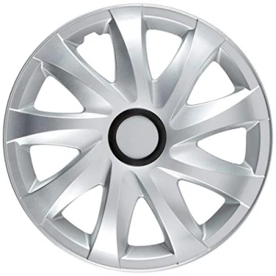 Afbeelding van NRM wieldoppen 15&quot; zilver set van 4 stuks ABS / Duurzaam Resistant