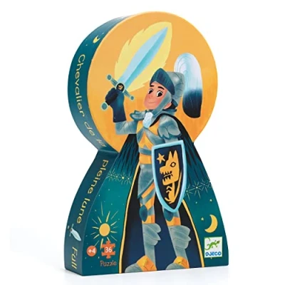Image de Puzzle enfant Djeco Chevalier de la pleine lune 36 pièces