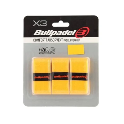 Afbeelding van Bullpadel GB1201 Overgrip Geel 3 St. Grip Multi