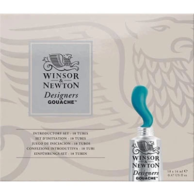 Afbeelding van Winsor &amp; Newton Desginers Gouache Intro Set 10 tubes x 14ml