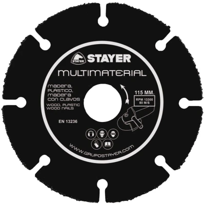Afbeelding van Snijschijf Stayer Ø125 x 22,2 mm Allerlei typen materialen
