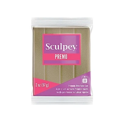 Afbeelding van Premo Yellow Gold Glitter klei 57 gr Sculpey