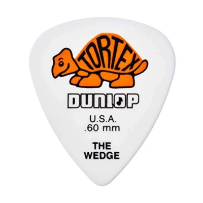 Afbeelding van Jim Dunlop Wedge Plectrum 0.60 mm 12 pack
