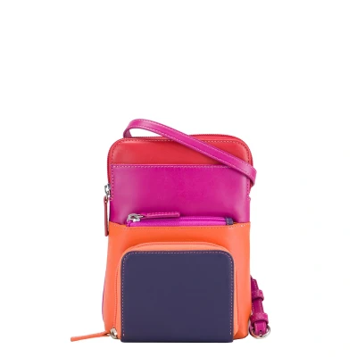 Afbeelding van Mywalit Travel Cell Phone Purse sangria multi Damestas