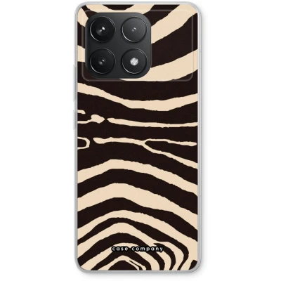 Afbeelding van Case Company® hoesje geschikt voor Xiaomi Redmi K70 Pro Arizona Zebra Soft Cover Telefoonhoesje Bescherming aan alle Kanten en Schermrand