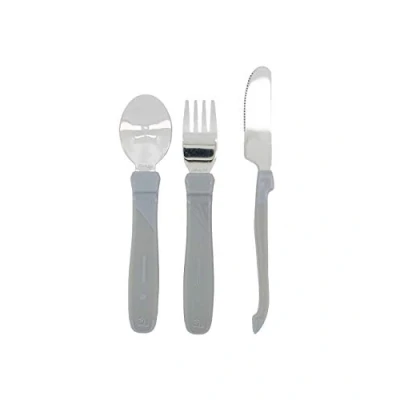 Afbeelding van Twistshake Peuter Bestekset +12M Pastel Grey
