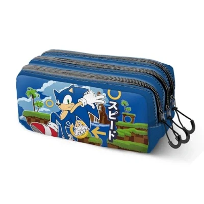 Afbeelding van Sonic The Hedgehog SEGA Greenhill FAN Trick Pennenetui 2.2, meerkleurig, 23 x 11 cm, kleurrijk sonisch, één maat, Veelkleurige sonic, One size, 2.2 etui