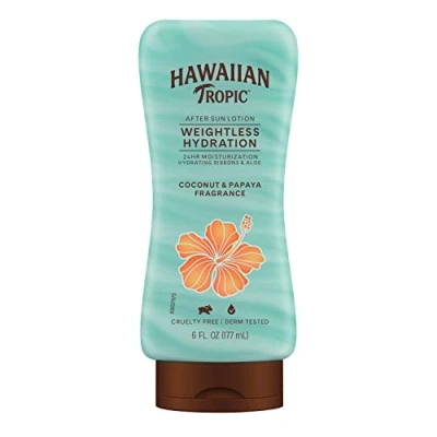 Afbeelding van Hawaiian Tropic Silk Hydration Gewichtloze After Sun Gel Lotion met Hydraterende Aloë en Ribbons, 6 oz