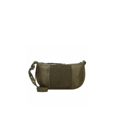 Afbeelding van FREDsBRUDER Leren Schoudertas MY Crossbag Olive Olijfgroen