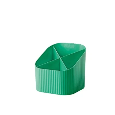 Afbeelding van HAN Pennenkoker Re X LOOP 4 vaks groen 100% gerecycled HA 17238 905