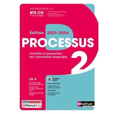 Image de Processus 2 BTS CG 1ère et 2ème années (Les CG) Livre + licence élève 2023