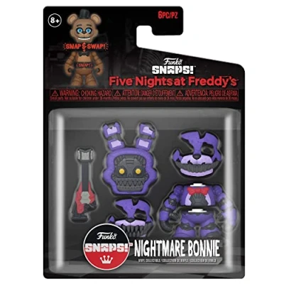 Afbeelding van Funko Pop! Games: FNAF Five Nights at Freddy&#039;s Snap Action Figure Nightmare Bonnie