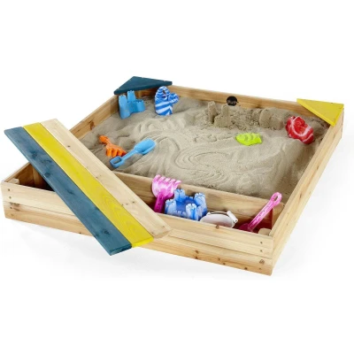 Afbeelding van Store it houten zandbak Plum