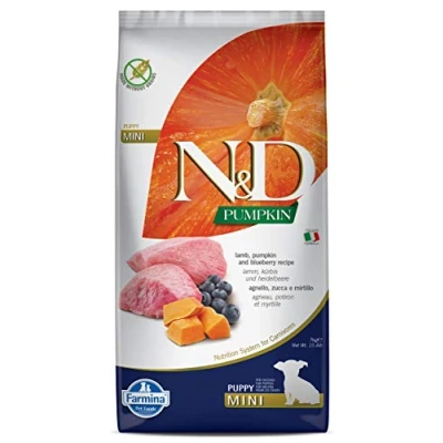 Afbeelding van N&amp;D Pumpkin puppyvoeding Lam small breed 7 kg.