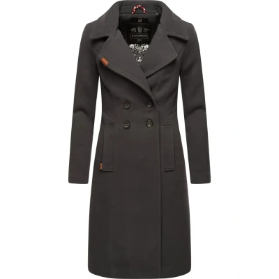 Afbeelding van Navahoo Halflange jas, Dames, Maat: Medium, Anthracite