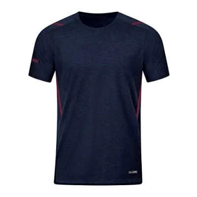 Afbeelding van T shirt Challenge Marine gemeleerd/kastanje / S