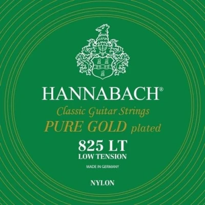 Image de Hannabach 652647 Série 825 Cordes pour Guitare Classique Jeu Special Gold Low Tension 8257LT