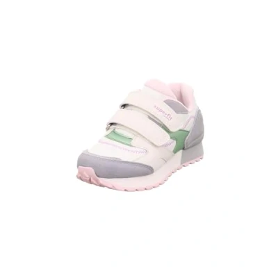 Afbeelding van Superfit DASH Sneakers laag voor kinderen, Maat: 26, Weiß/rosa Leer en imitatieleer