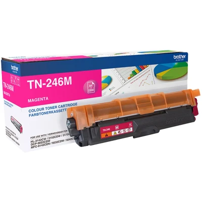 Afbeelding van Brother TN 246M Toner Magenta Hoge capaciteit