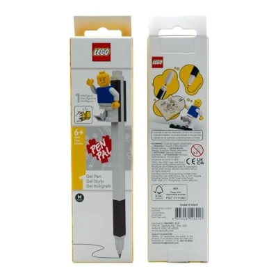 Afbeelding van LEGO Gel Pen met minifiguur zwart